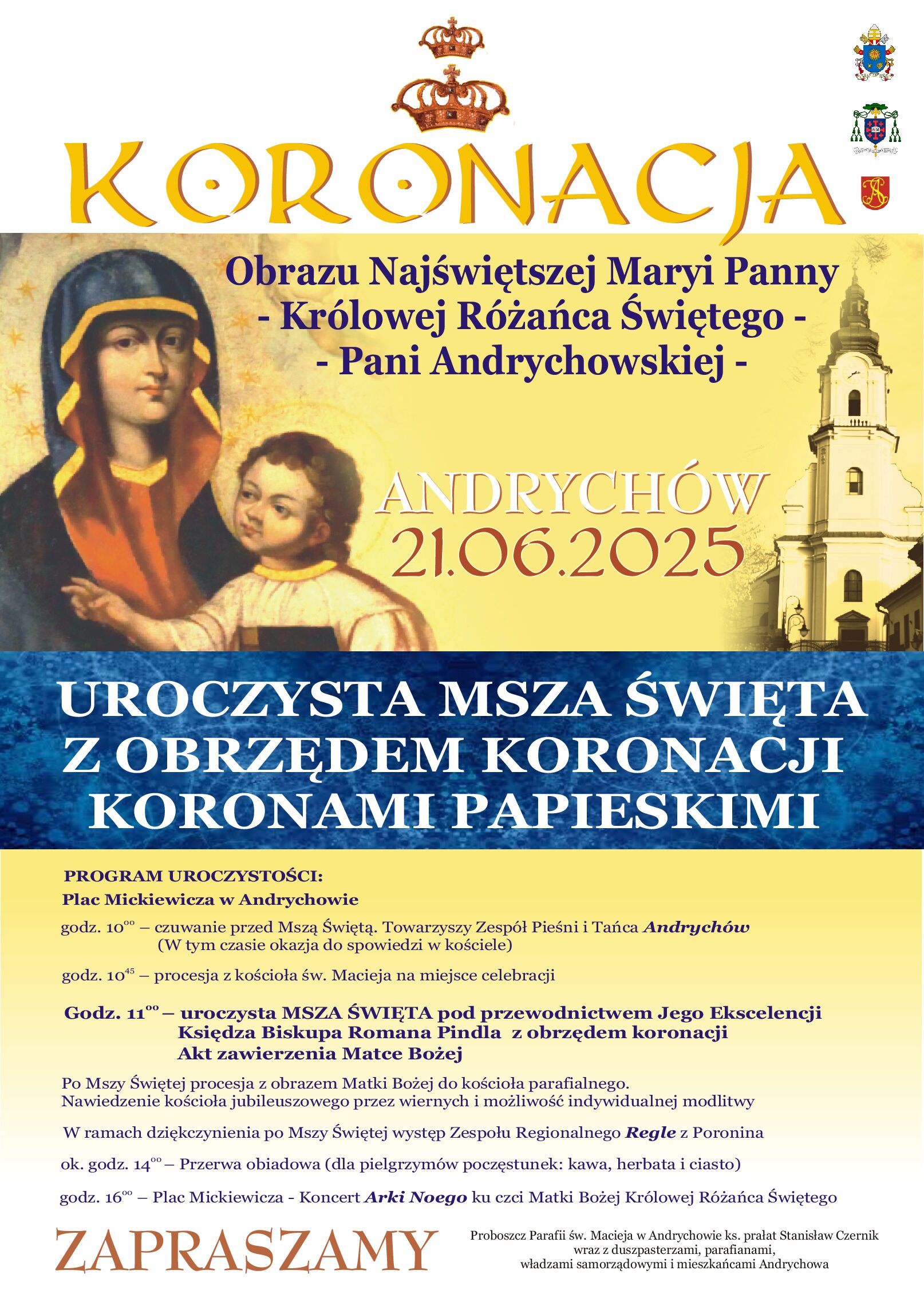koronacja plakat